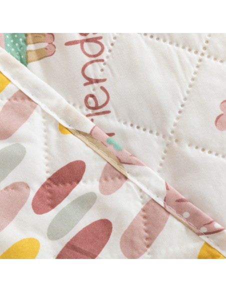 Colcha bouti Friends rosa Colcha bouti Friends rosa