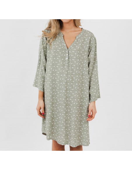 Camisola viscosa Valeria verde caceria Camisola viscosa Valeria verde caceria