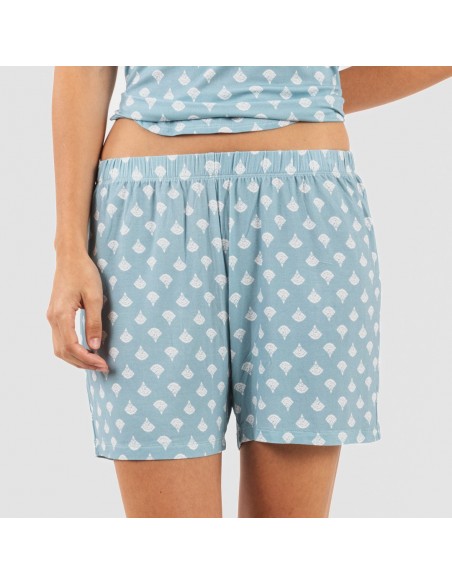 Pijama tirantes mujer viscosa Summer indigo Pijama tirantes mujer viscosa Summer indigo