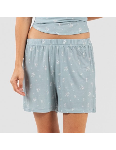 Pijama tirantes mujer viscosa Adriane verde agua Pijama tirantes mujer viscosa Adriane verde agua