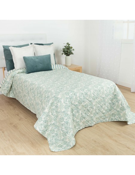 Colcha bouti Ninfa verde