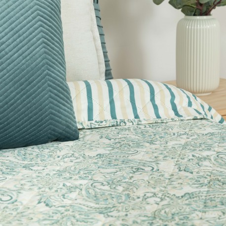 Colcha bouti Ninfa verde