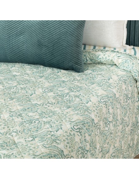 Colcha bouti Ninfa verde