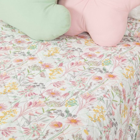 Colcha bouti Ainhoa rosa