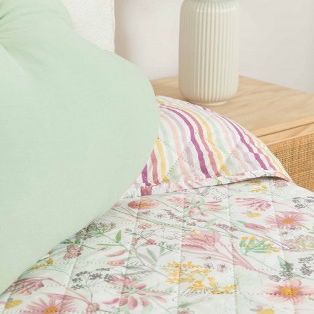 Colcha bouti Ainhoa rosa