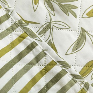 Colcha bouti Caliope verde caceria 2