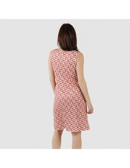 Vestido midi tirantes soft Tucson malva rosa Vestido midi tirantes soft Tucson malva rosa