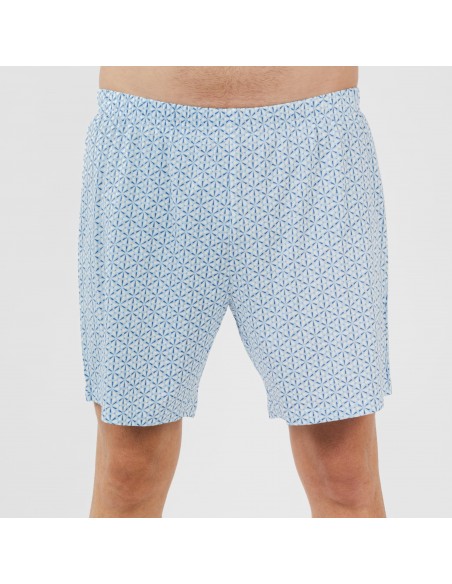 Pijama corto algodón hombre Timon azul pijamas-cortos-hombre