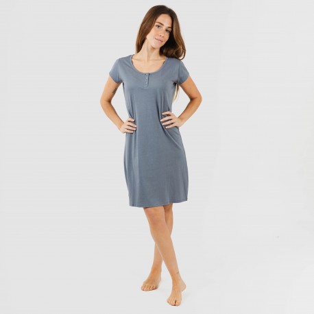 Blusón algodón liso