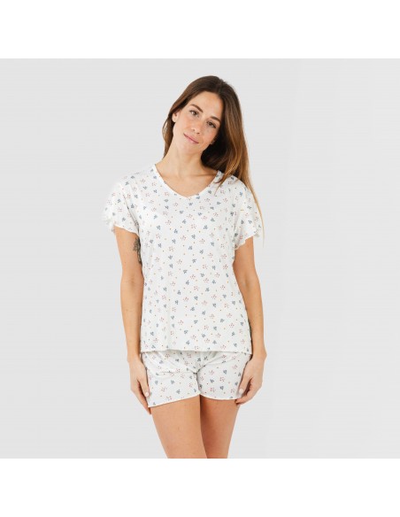Pijama manga corta mujer soft Ines Pijama manga corta mujer soft Ines