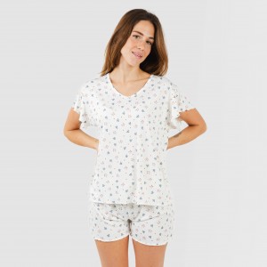 Pijama manga corta mujer soft Ines 2