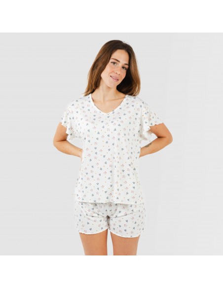 Pijama manga corta mujer soft Ines Pijama manga corta mujer soft Ines