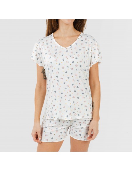 Pijama manga corta mujer soft Ines Pijama manga corta mujer soft Ines
