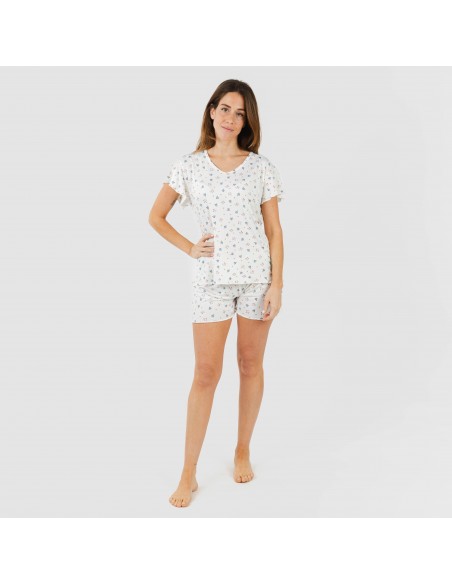Pijama manga corta mujer soft Ines Pijama manga corta mujer soft Ines