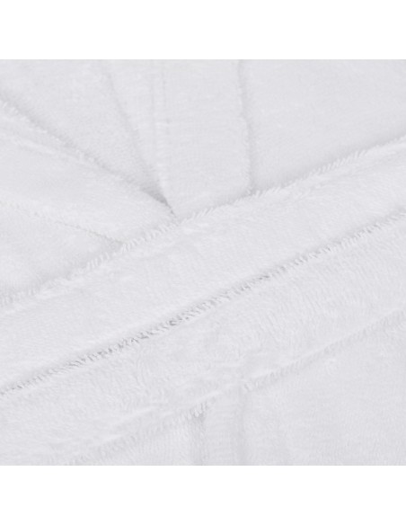 Albornoz capucha blanco 450gr Unisex comprar-albornoces