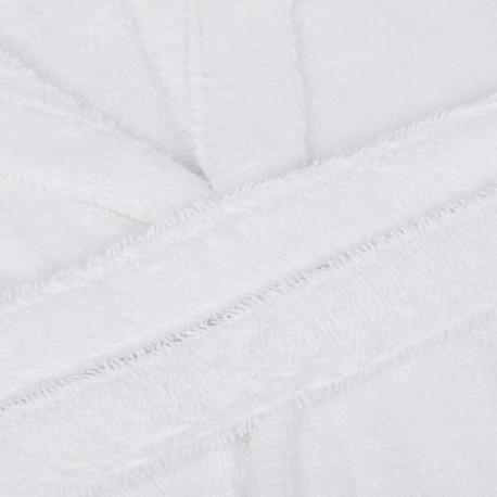 Albornoz liso Blanco 450gr Niños