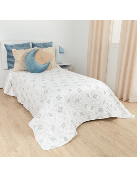 Colcha bouti Bennet indigo Colcha bouti Bennet indigo