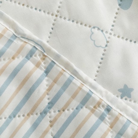 Colcha bouti Bennet indigo