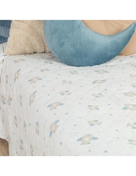 Colcha bouti Bennet indigo Colcha bouti Bennet indigo