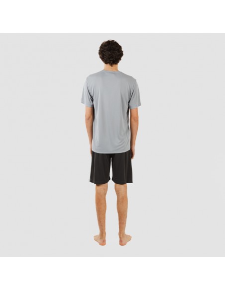 Conjunto deportivo corto tecnico hombre perla marengo Conjunto deportivo corto tecnico hombre perla marengo