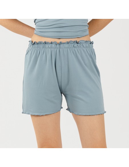 Pijama manga corta mujer soft liso Pijama manga corta mujer soft liso