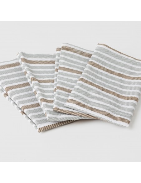 Set 4 Servilletas Raya Guti gris Set 4 Servilletas Raya Guti gris