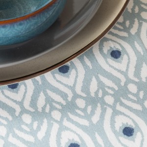 Mantel antimanchas Nevis indigo 2