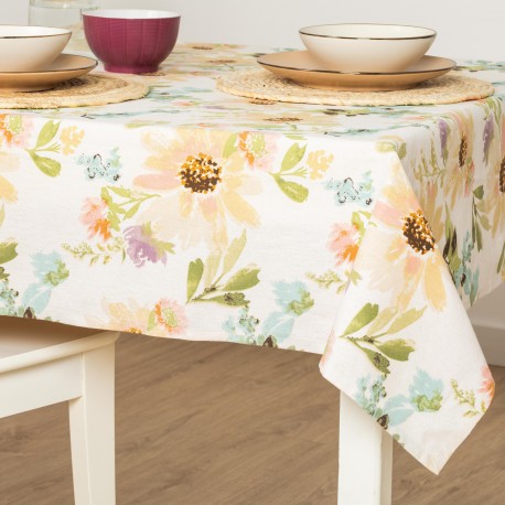 Mantel antimanchas August natural