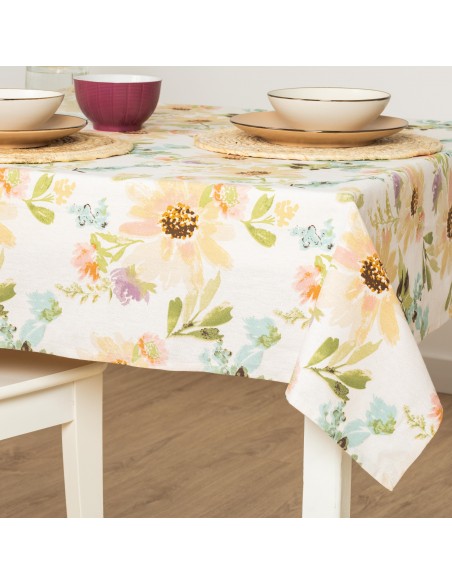 Mantel antimanchas August natural