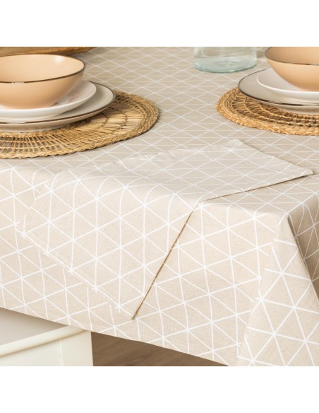 Mantel antimanchas Culia beige Mantel antimanchas Culia beige