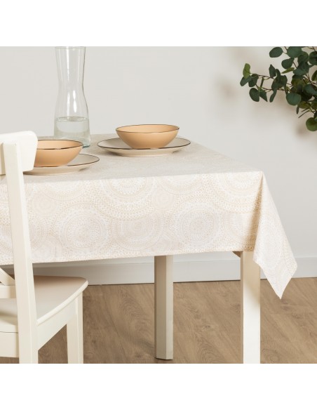 Mantel antimanchas Kabilas beige Mantel antimanchas Kabilas beige