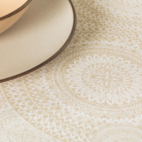 Mantel antimanchas Kabilas beige