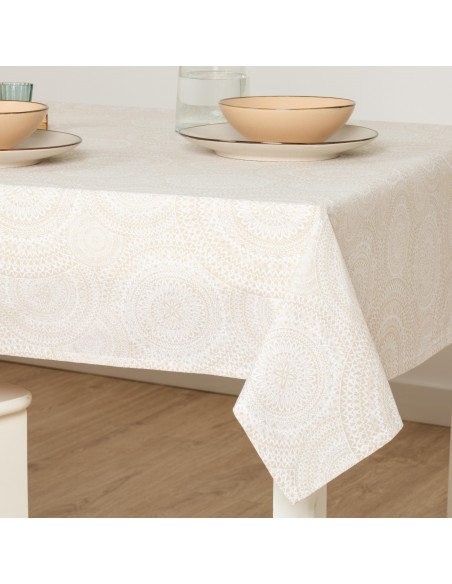 Mantel antimanchas Kabilas beige Mantel antimanchas Kabilas beige