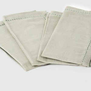 Set 4 servilletas algodón liso