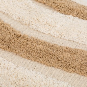 Cojín cuadrante algodón Tejada natural 45x45 - funda + relleno 2