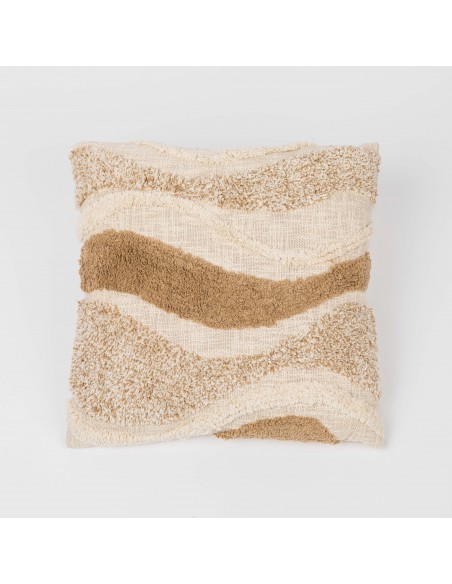 Cojín cuadrante algodón Fremen natural 45x45 - funda + relleno Cojín cuadrante algodón Fremen natural 45x45 - funda + relleno