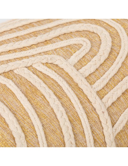 Cojín cuadrante algodón Dune natural 45x45  - funda + relleno Cojín cuadrante algodón Dune natural 45x45  - funda + relleno