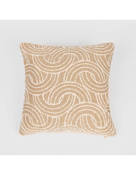 Cojín cuadrante algodón Midsommar natural 45x45  - funda + relleno Cojín cuadrante algodón Midsommar natural 45x45  - funda + relleno