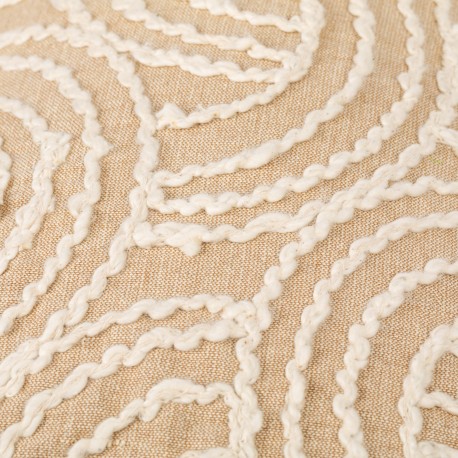 Cojín cuadrante algodón Midsommar natural 45x45  - funda + relleno