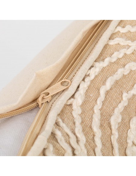 Cojín cuadrante algodón Midsommar natural 45x45  - funda + relleno Cojín cuadrante algodón Midsommar natural 45x45  - funda + relleno