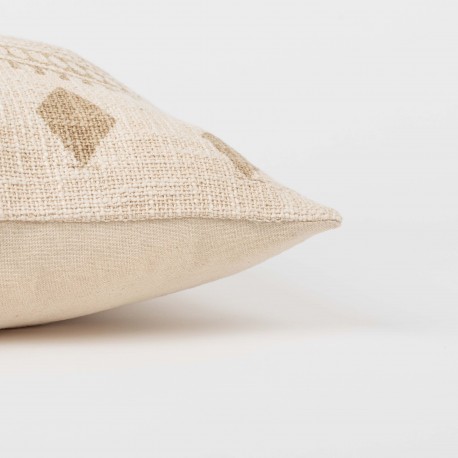 Cojín cuadrante algodón Fauno 45x45 - funda + relleno