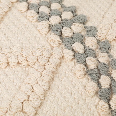 Cojín cuadrante algodón Basette 45x45 - funda + relleno