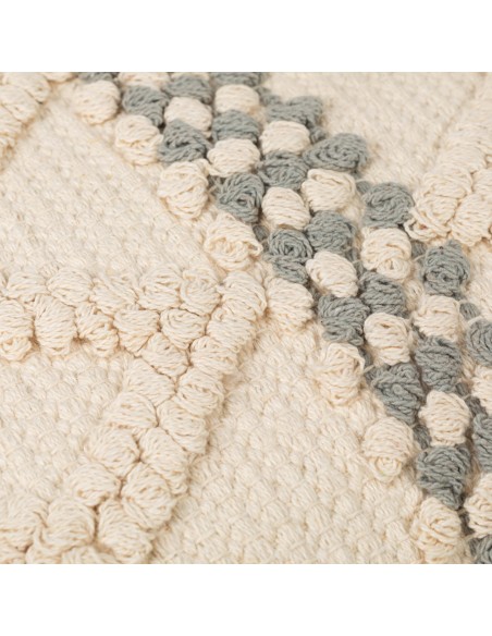 Cojín cuadrante algodón Basette 45x45 - funda + relleno Cojín cuadrante algodón Basette 45x45 - funda + relleno