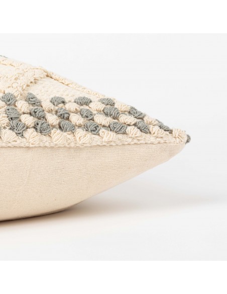 Cojín cuadrante algodón Basette 45x45 - funda + relleno Cojín cuadrante algodón Basette 45x45 - funda + relleno