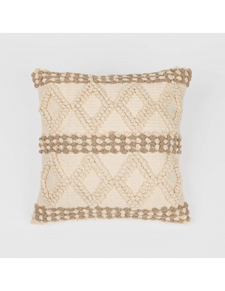 Cojín cuadrante algodón Basette 45x45 - funda + relleno Cojín cuadrante algodón Basette 45x45 - funda + relleno