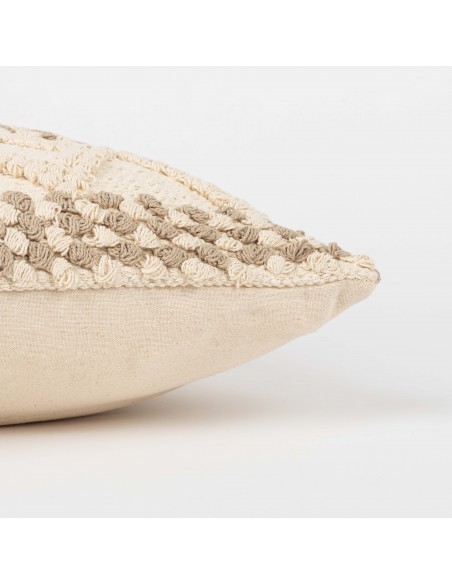 Cojín cuadrante algodón Basette 45x45 - funda + relleno Cojín cuadrante algodón Basette 45x45 - funda + relleno