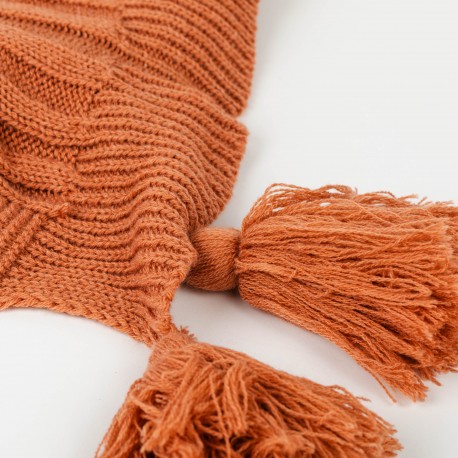 Plaid ocho con borlón