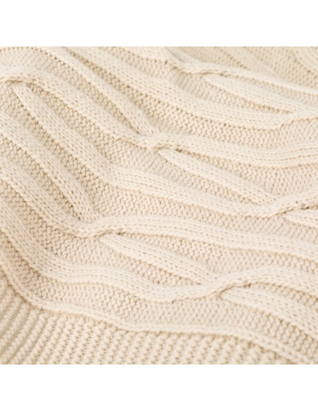 Plaid ocho con borlón Plaid ocho con borlón