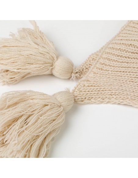 Plaid ocho con borlón Plaid ocho con borlón