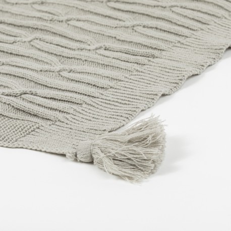 Plaid ocho con borlón